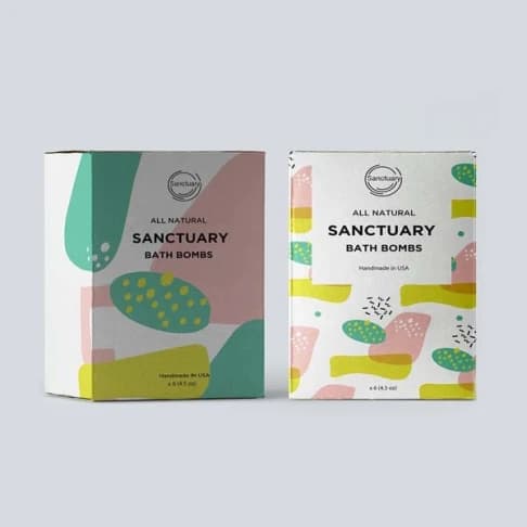 Custom Bath Bomb Packaging